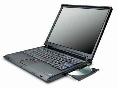 Lenovo ThinkPad T43 38.1 cm (15") 0.5 GB DDR2-SDRAM 60 GB AMD Mobility Radeon X300 Windows XP Professional