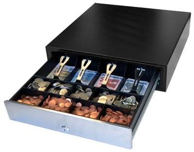 apg Solutions ECD417-BLK-SS cash drawer Manual cash drawer