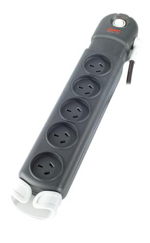 APC Essential SurgeArrest 5 outlets 230V Australia Black 5 AC outlet(s) 1.83 m