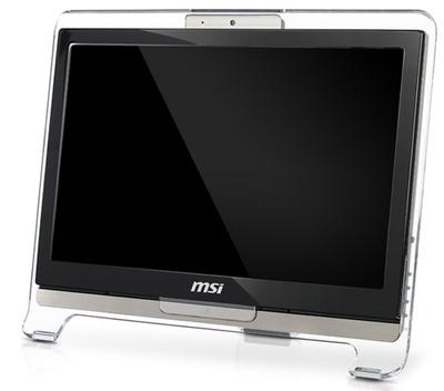 MSI Wind Top AE1900 Intel Atom® 47 cm (18.5") 1366 x 768 pixels 1 GB DDR2-SDRAM 160 GB Intel® GMA 950 Black