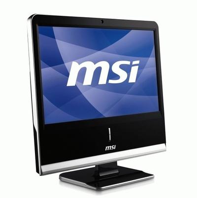 MSI AP1900 Intel Pentium Mobile N270 47 cm (18.5") 1366 x 768 pixels 1 GB DDR2-SDRAM 160 GB Intel® GMA 950 Black