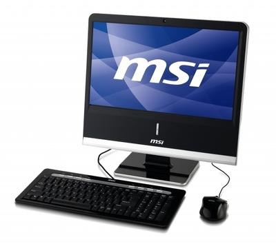 MSI AP1900 Intel Pentium Mobile N270 47 cm (18.5") 1366 x 768 pixels 1 GB DDR2-SDRAM 160 GB Intel® GMA 950 Black