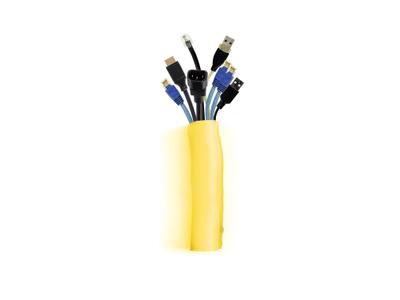 Multibrackets M Universal Cable Sock Self Wrapping 40mm Yellow 25m