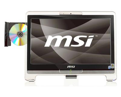 MSI Wind Top AE1900-083 Intel Atom® 47 cm (18.5") 1366 x 768 pixels 1 GB DDR2-SDRAM 160 GB Intel® GMA 950 White