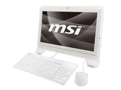 MSI Wind Top AE2020-016 50.8 cm (20") 1600 x 900 pixels 3 GB DDR2-SDRAM 320 GB NVIDIA® GeForce® 9300 Windows 7 Home Premium White
