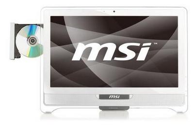 MSI Wind Top AE2220 Intel® Core™2 Duo T6600 54.6 cm (21.5") 1920 x 1080 pixels Touchscreen 4 GB DDR2-SDRAM 640 GB NVIDIA® GeForce® 9300 Windows 7 Home Premium White