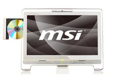 MSI AE1900 Intel Atom® 48.3 cm (19") Touchscreen 1 GB DDR2-SDRAM 160 GB Intel® GMA 950 Violet