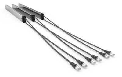 PATCHBOX Plus+ UTP Rack Cable tray Black, Silver 3 pc(s)