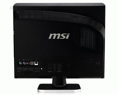 MSI AP1920 Intel Atom® D510 47 cm (18.5") 1366 x 768 pixels 2 GB DDR2-SDRAM 320 GB Intel® GMA 3150 Windows 7 Home Premium Black