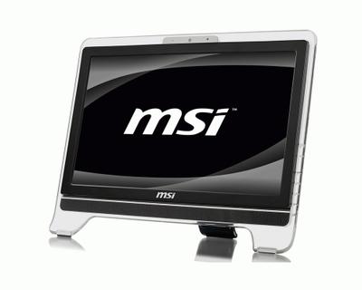 MSI Wind Top AE2020-080NE Intel® Core™2 Duo 50.8 cm (20") 1600 x 900 pixels Touchscreen 3 GB DDR2-SDRAM 320 GB NVIDIA® GeForce® 9300 Windows 7 Home Premium Black