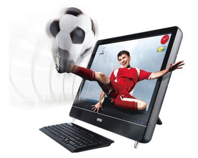 MSI Wind Top AE2400-029ES 59.9 cm (23.6") 1920 x 1080 pixels Touchscreen 4 GB DDR2-SDRAM 640 GB AMD Radeon HD 5730 Windows 7 Home Premium Black