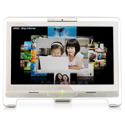 MSI AE1900-01SUS 47 cm (18.5") 1366 x 768 pixels Touchscreen 1 GB DDR2-SDRAM 160 GB GMA 950 White