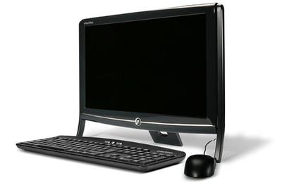 Acer Emachines EZ1601 Intel Pentium Mobile N270 47 cm (18.5") 1366 x 768 pixels 1 GB DDR2-SDRAM 160 GB Intel® GMA 950 Black