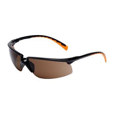 3M SOLBC1 safety eyewear Safety goggles Plastic Black, Orange