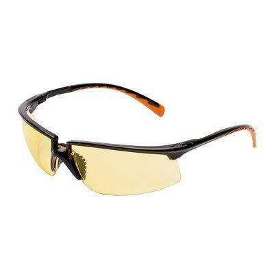 3M SOLYC1 safety eyewear Safety goggles Plastic Black, Orange
