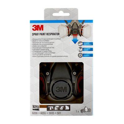 3M 6002PRO reusable respirator FFP3 Half facepiece respirator