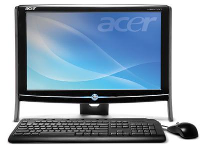 Acer Veriton VZ280G-SA270C Intel Pentium Mobile N270 47 cm (18.5") 1366 x 768 pixels 2 GB DDR2-SDRAM 250 GB Intel 950 Windows 7 Professional Black