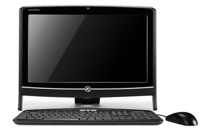 Acer eMachines EZ1711 Intel Atom® D525 47 cm (18.5") 1366 x 768 pixels Touchscreen 2 GB DDR3-SDRAM 320 GB NVIDIA® ION™ Windows 7 Home Premium Black