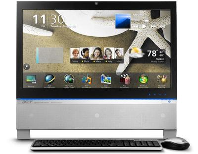 Acer Aspire AZ3100 AMD Athlon II X2 54.6 cm (21.5") 1920 x 1080 pixels 2 GB DDR3-SDRAM 320 GB Windows 7 Home Premium Silver