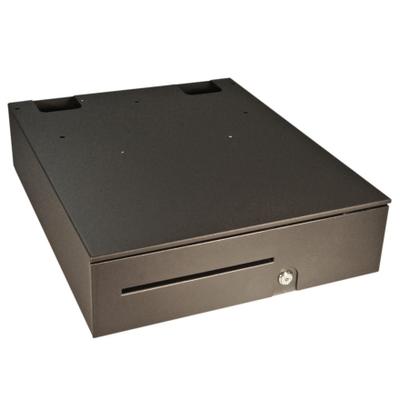 apg Solutions Heavy-Duty Point of Sale Cash Drawer | Series 100 T554A-BL1616-U5-K1 - 5 Bill - 5 Coin - 1 Media Slot - USB - Steel, ABS Plastic - Black - 4.9" Height x 16" Width x 16.8" Depth