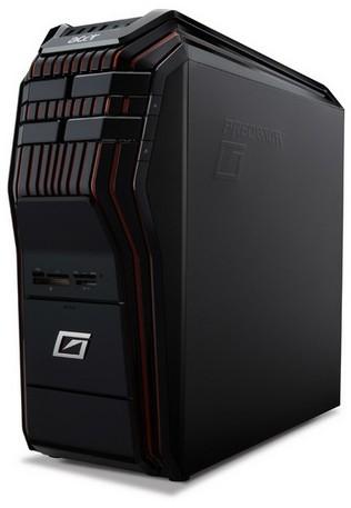 Acer Aspire Predator G5900 Intel® Core™ i5 6 GB DDR3-SDRAM 1 TB AMD Radeon HD 5850 Windows 7 Home Premium Black, Orange