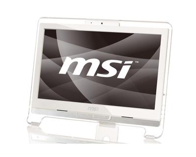MSI Wind Top AE1920-033FR Intel Atom® D525 47 cm (18.5") 1366 x 768 pixels Touchscreen 2 GB DDR3-SDRAM 320 GB Intel® GMA 3150 Windows 7 Home Premium White