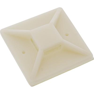 InLine Cable Tie Mounts Adhesive 30x30mm nature 10 pcs.