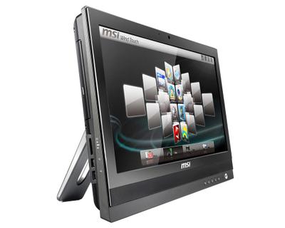 MSI Wind Top AP2000 50.8 cm (20") 1600 x 900 pixels Touchscreen 2 GB DDR3-SDRAM 320 GB Intel® HD Graphics Windows 7 Home Premium Black