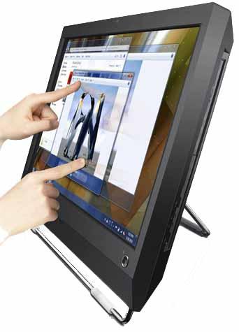 Lenovo M90z Intel® Core™ i5 i5-650 58.4 cm (23") 1920 x 1080 pixels Touchscreen 2 GB DDR3-SDRAM 320 GB HDD Windows 7 Professional Black