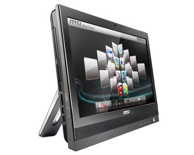 MSI Wind Top AP2000 50.8 cm (20") 1600 x 900 pixels Touchscreen 2 GB DDR3-SDRAM 320 GB Intel® HD Graphics Windows 7 Professional Black