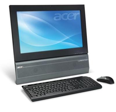 Acer Veriton Z292G Intel Atom® D525 47 cm (18.5") 1366 x 768 pixels Touchscreen 2 GB DDR3-SDRAM 160 GB NVIDIA® ION™ Windows 7 Professional Black