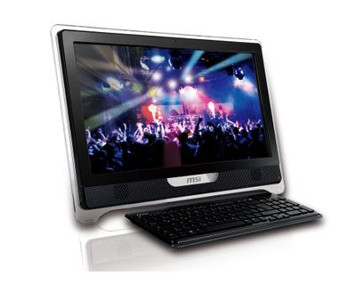 MSI Wind Top AE2220 Hi-Fi Intel® Core™2 Duo T6600 54.6 cm (21.5") 1920 x 1080 pixels Touchscreen 4 GB DDR2-SDRAM 640 GB NVIDIA® GeForce® 9300 Windows 7 Home Premium Black