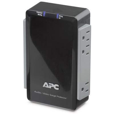 APC P6V surge protector Black 6 AC outlet(s) 120 V