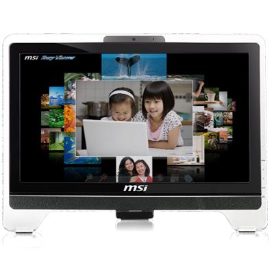 MSI AE2010-02SUS All-in-One PC/workstation 50.8 cm (20") 1600 x 900 pixels Touchscreen 4 GB DDR2-SDRAM 320 GB AMD Radeon HD 3200 Windows Vista Home Premium Black