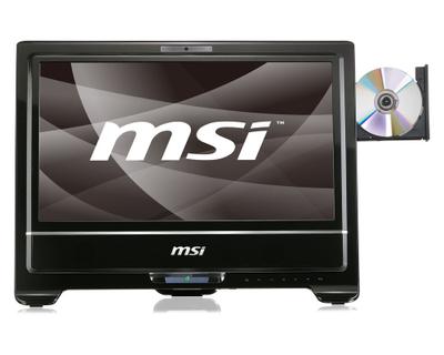 MSI AE2200-01SUS All-in-One PC/workstation 54.9 cm (21.6") 1920 x 1080 pixels Touchscreen 4 GB DDR2-SDRAM 500 GB Intel® GMA X4500HD Windows Vista Home Premium Black