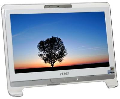 MSI AE1900-05SUS All-in-One PC/workstation Intel Atom® 330 47 cm (18.5") 1366 x 768 pixels Touchscreen 2 GB DDR2-SDRAM 250 GB Intel® GMA 950 Windows Vista Home Basic White
