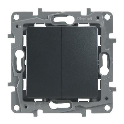 Legrand 0 966 36 electrical switch Black