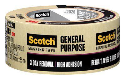 3M 70006939006 masking tape 54.95544 m Painters masking tape Suitable for indoor use Tan