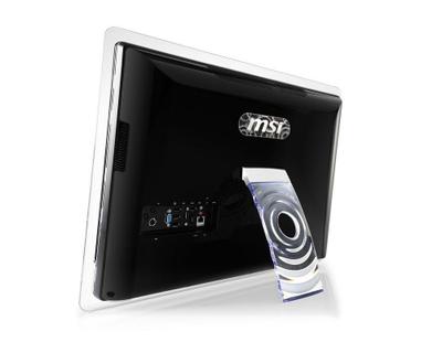 MSI Wind Top AE2420 3D Intel® Core™ i5 i5-650 59.9 cm (23.6") Touchscreen 4 GB DDR3-SDRAM 1 TB AMD Mobility Radeon HD 5730 Windows 7 Home Premium Black, Silver