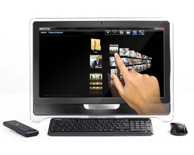 MSI Wind Top AE2280 Intel® Core™ i3 54.6 cm (21.5") 1920 x 1080 pixels Touchscreen 4 GB DDR3-SDRAM 640 GB AMD Mobility Radeon HD 5430 Windows 7 Home Premium Black