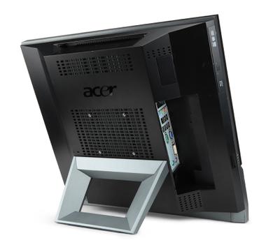 Acer Veriton Z410G 54.6 cm (21.5") 1920 x 1080 pixels 2 GB DDR3-SDRAM 320 GB Intel® GMA X4500 Windows 7 Professional Black