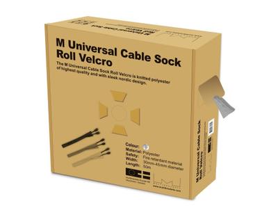Multibrackets M Universal Cable Sock Roll Velcro Silver 50m-L