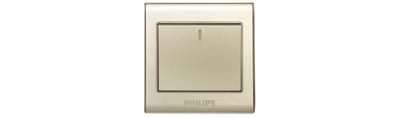 Philips 692341078062800 light switch Polycarbonate (PC) Champagne, Gold