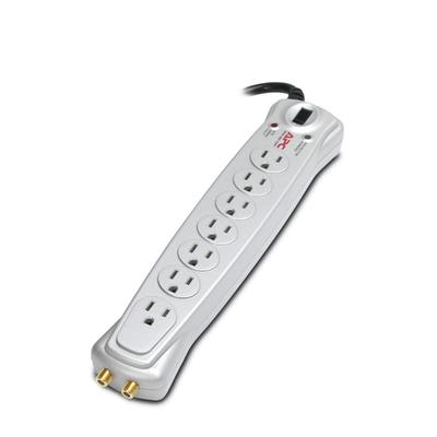 APC Essential A/V Surge Protector Silver 7 AC outlet(s) 120 V 1.83 m