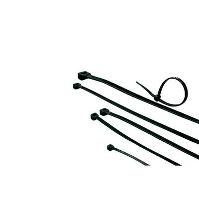 ACT Cable ties - black, length 385 mm, width 4.8 mm