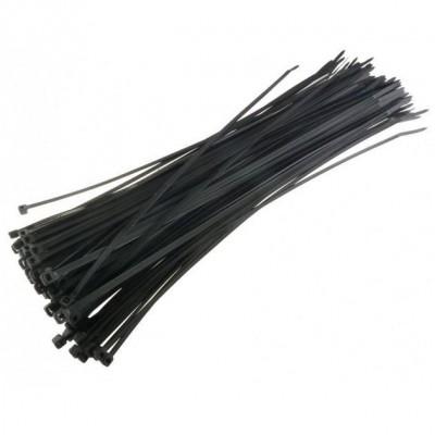 Techly 306394 cable tie Beaded cable tie Nylon Black 100 pc(s)