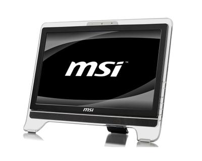 MSI Wind Top AE2010-091FR 50.8 cm (20") 1600 x 900 pixels Touchscreen 2 GB DDR2-SDRAM 320 GB AMD Radeon HD 3200 Windows 7 Home Premium Black