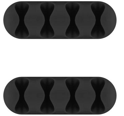 Microconnect CABLEMANA-16 cable organizer Floor Cable holder Black 2 pc(s)