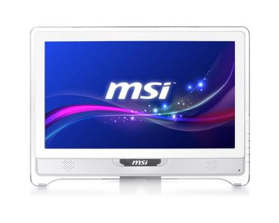 MSI Wind Top AE2240-011BE 54.6 cm (21.5") 1920 x 1080 pixels Touchscreen 2 GB DDR3-SDRAM 640 GB Intel® GMA HD Windows 7 Home Premium White