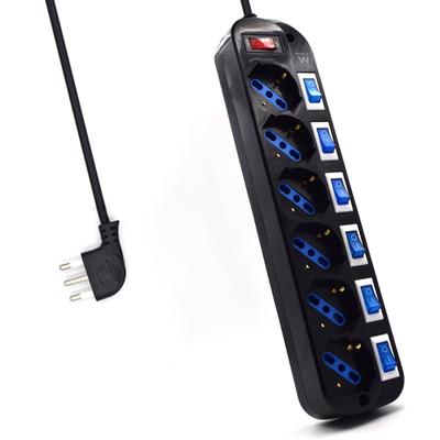 Ewent EW3850 surge protector Black 6 AC outlet(s) 220 V 1.5 m